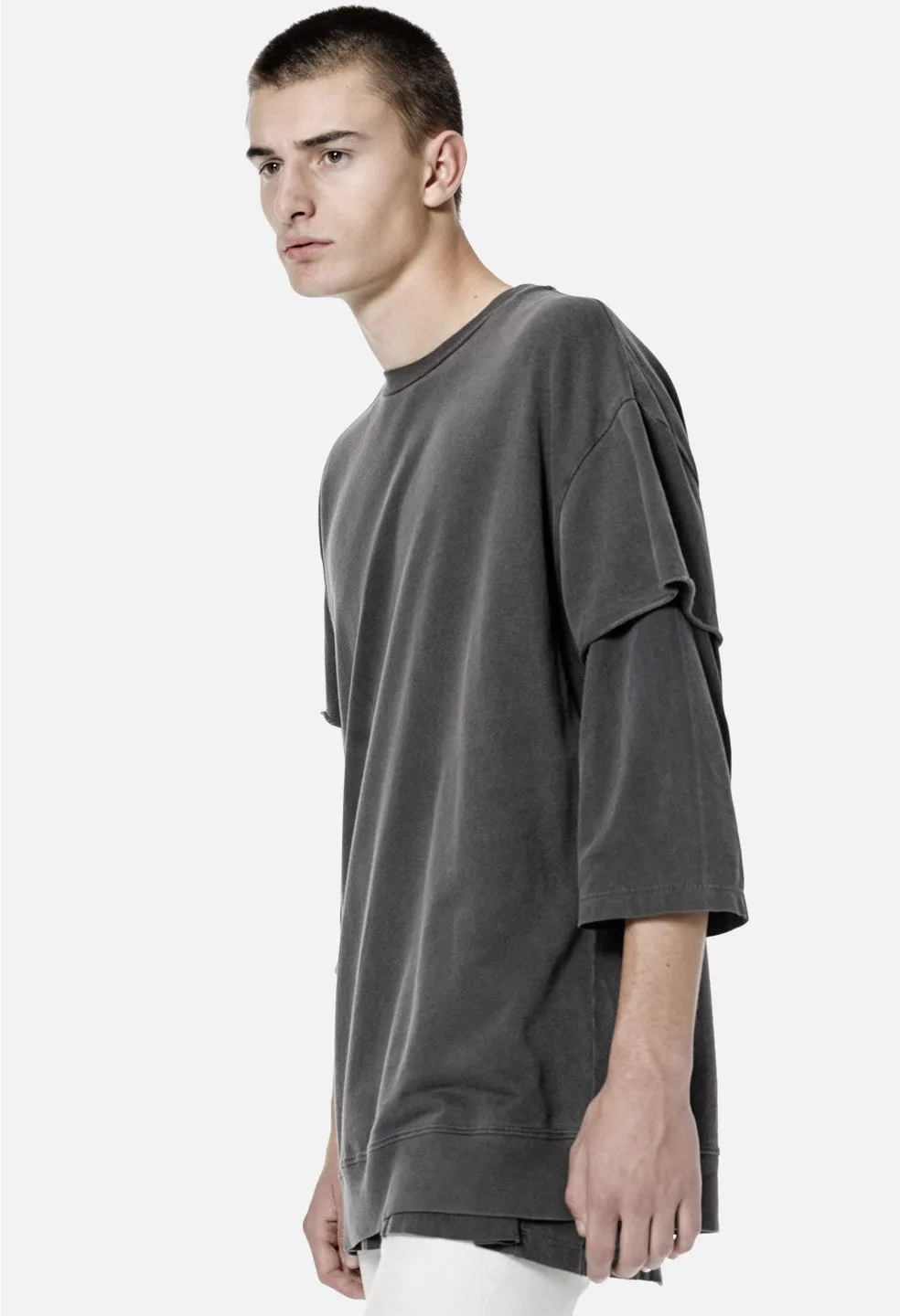 Oversized SS Crew / Black