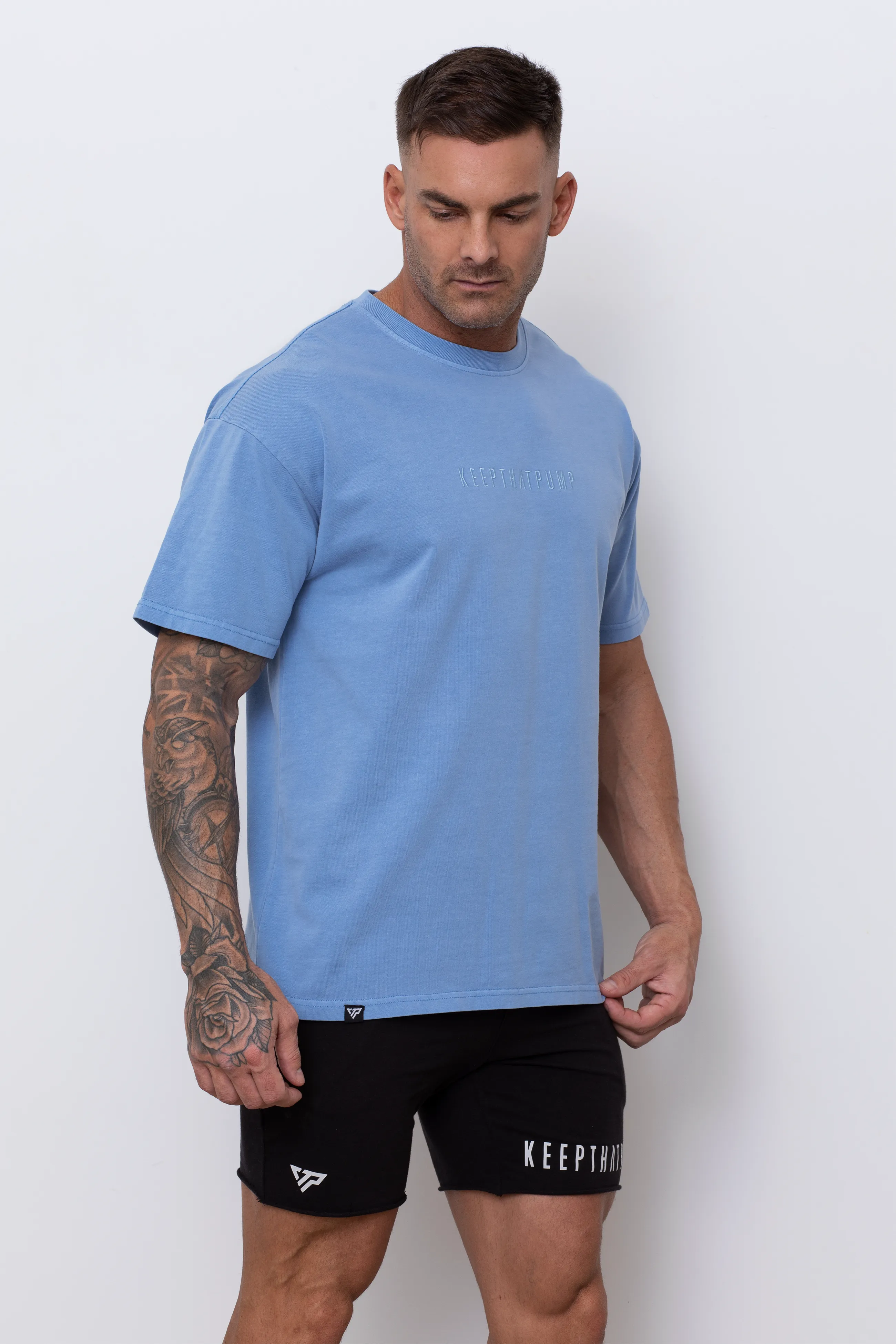 OVERSIZED TEE - BLUE