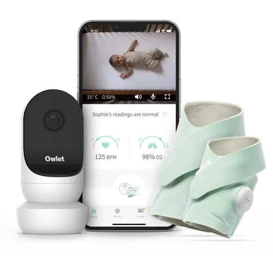 Owlet Monitor Duo PLUS (Smart Sock 3   Cam 2) - Mint