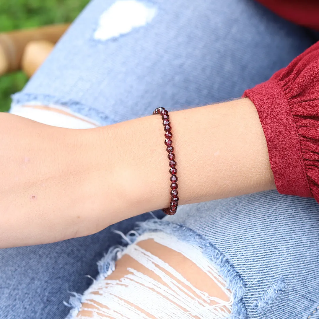 Passion Garnet Delicate Luxury Bracelet