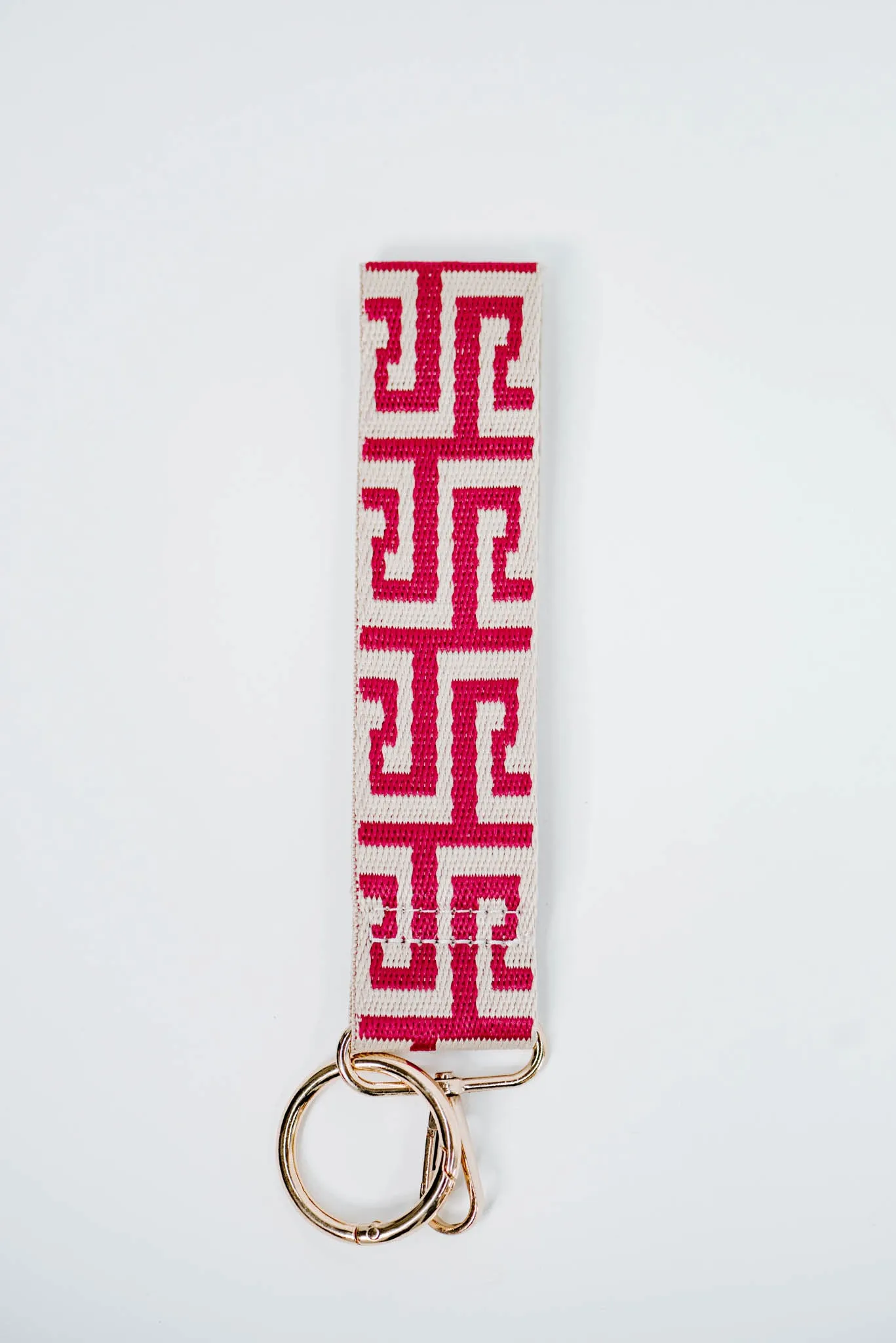 Patterned Wristband Keychains