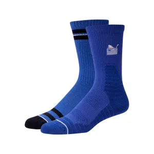 PUMA x TMC Everyday Hussle Collection Socks - Royal/White (2 pack)