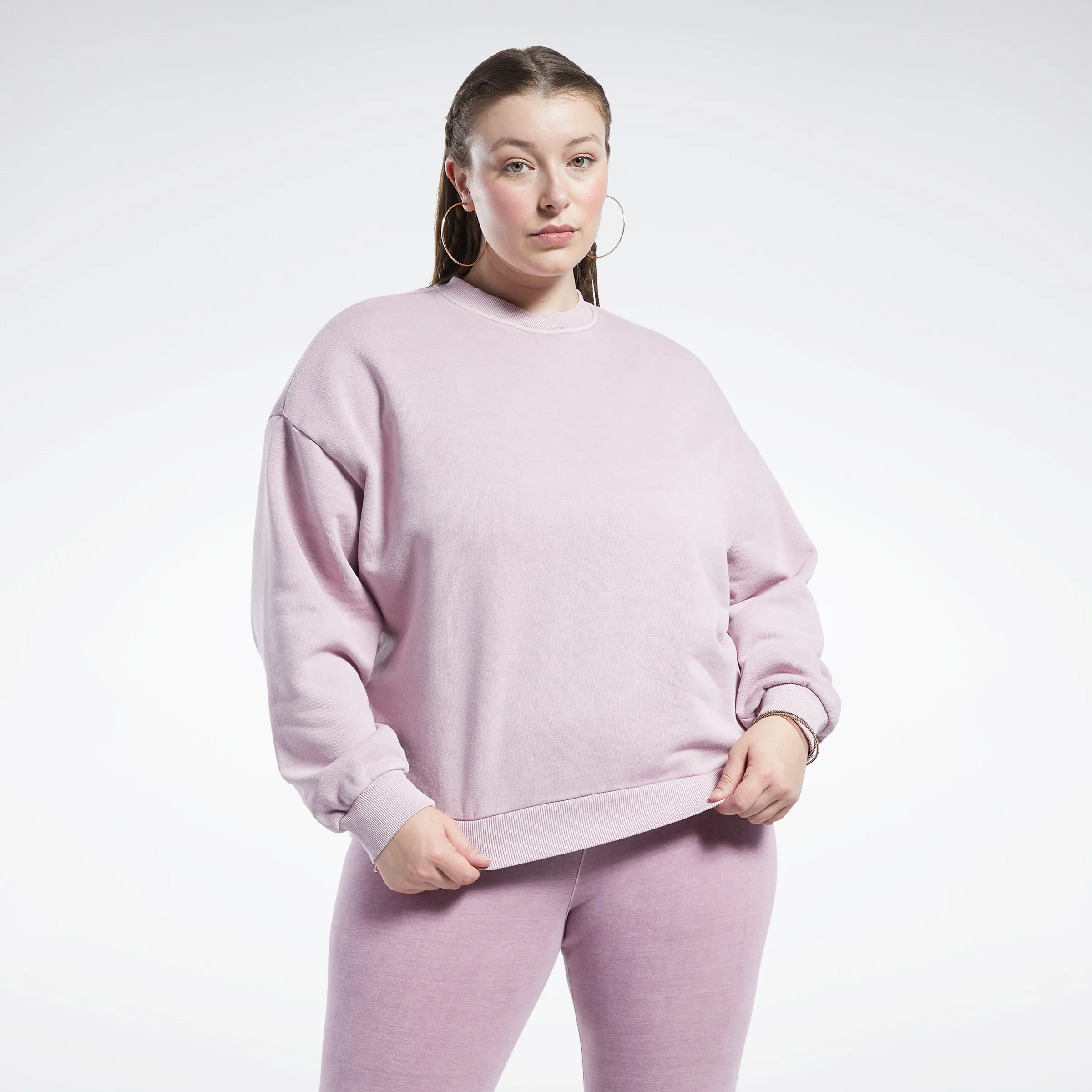 Reebok Apparel Women Classics Natural Dye Sweatshirt (Plus Size) Inflil