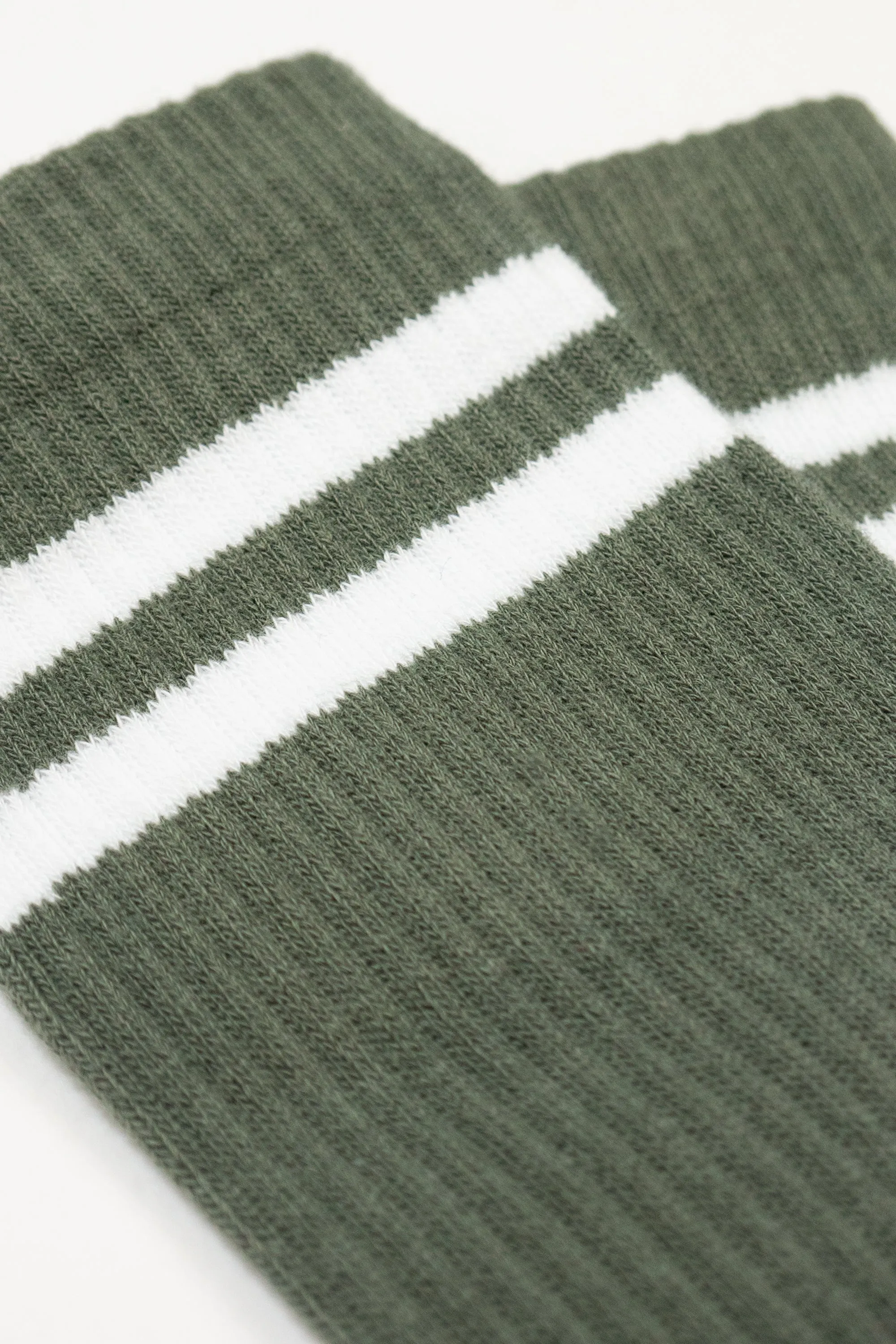 Ribbed Sports Sock Olive