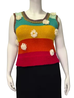 Size L - Chunky Boy Rainbow Handmade Vest