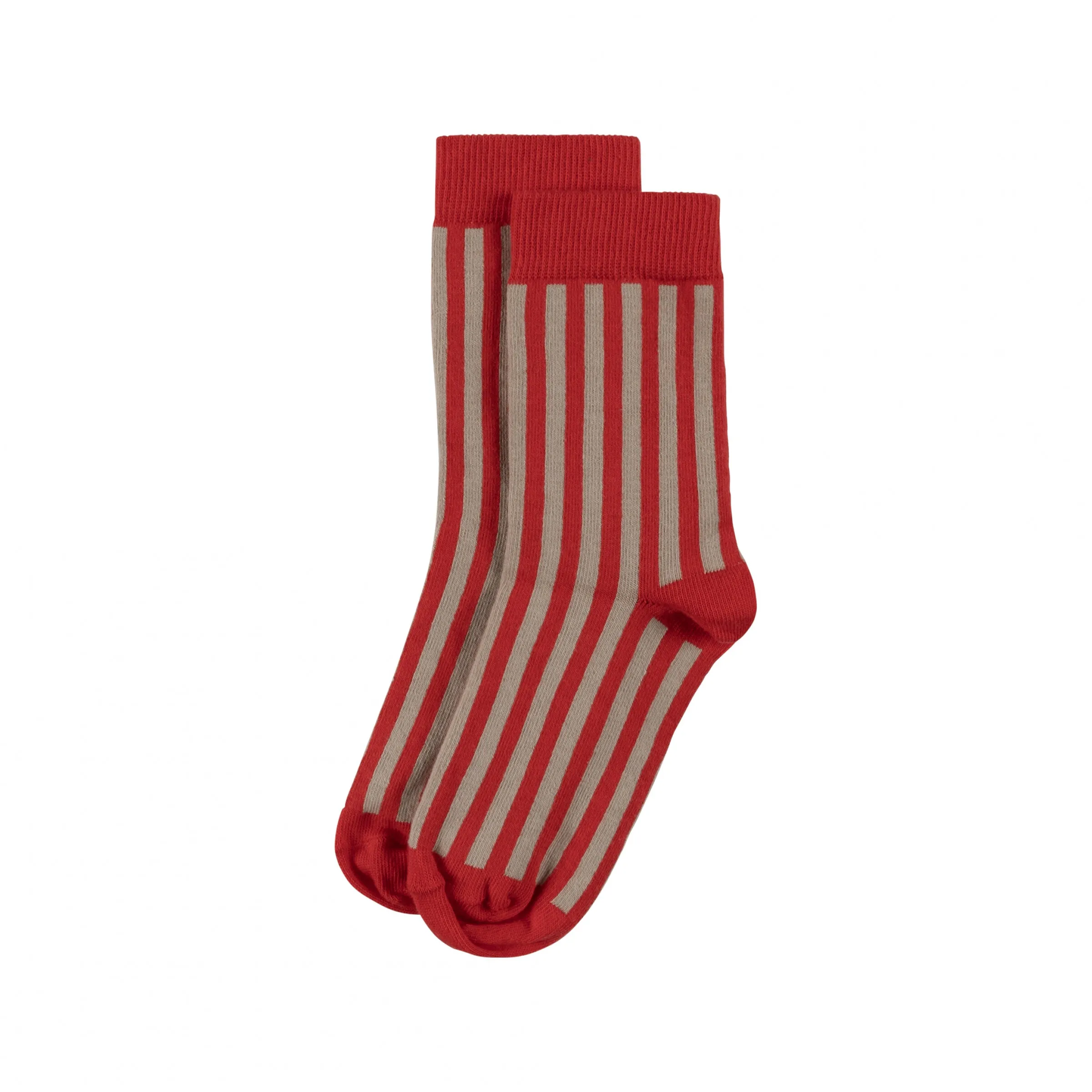 Sock Stripe Cherry Mushroom