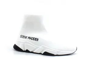 STEVE MADDEN Gametime2 Sneaker Calzino Elastic Sock Hi White GAME08S1