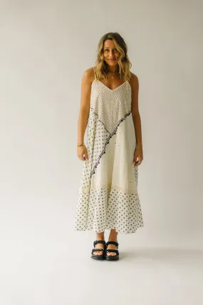 The Hurley Patterned Tank Dress in Cream