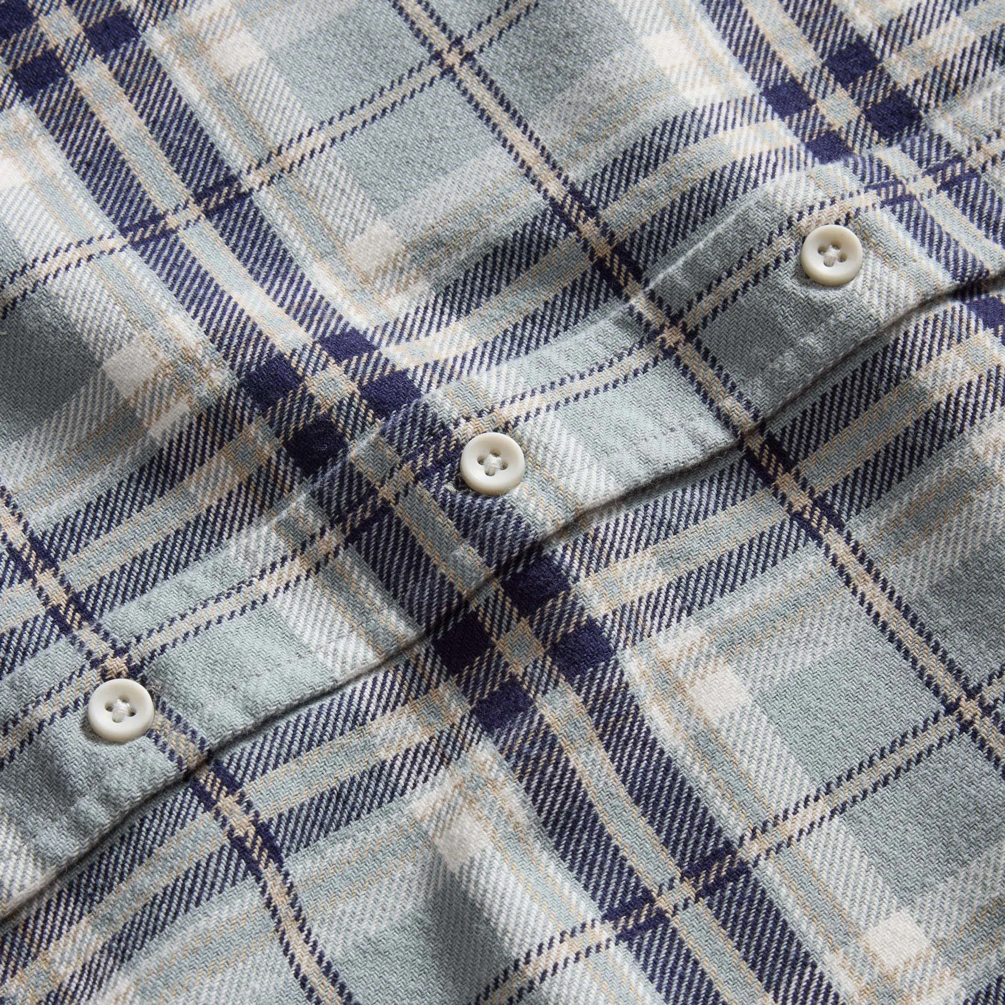 The Ledge Shirt in Faded Blue Plaid