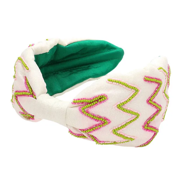 Zigzag Chevron Patterned Headband