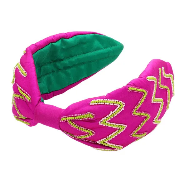 Zigzag Chevron Patterned Headband